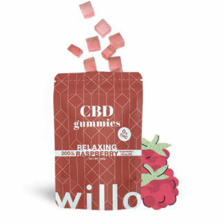Willo 200mg CBD Gummies: Relaxing Raspberry