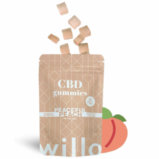 Willo 200mg CBD Gummies: Peaceful Peach
