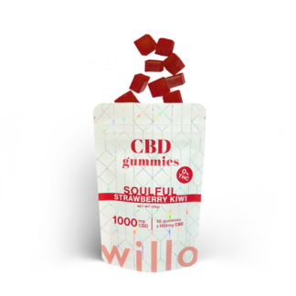 Willo 1000mg CBD Gummies: Soulful Strawberry Kiwi