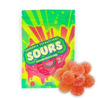 150mg Sativa Watermelon Sours by Euphoria Extractions (5mgx30)