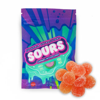 150mg Indica Watermelon Sours by Euphoria Extractions (5mgx30)